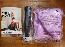 VIAVITO PALLA PALESTRA ANTISCOPPIO  FITBALL/GYM BALL ANTIBURST 55CM + SIEL TIMER