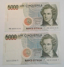 No.2 BANKNOTE 5000 LIRE