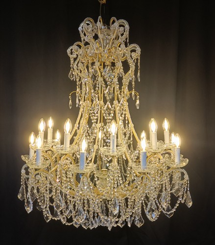 Lampadario luci cristallo - 18,