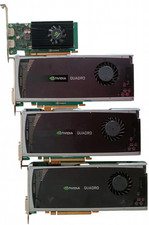 Lotto scheda graficavideo 1x NVIDIA NVS 310, 1 GB + 3 X NVIDIA QUADRO 4000 2 GB