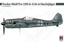 Hobby 2000 32017 Focke-Wulf Fw 190 A-5/A-6 caccia notturna 1/32 (Hasegawa + cartografo)