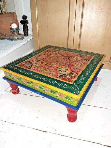 Tavolo bajot indiano - in, legno