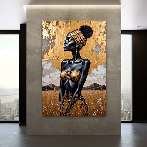 Quadro arte africana - ✅, nera