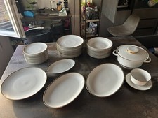 Servizio piatti porcellana e Oro Bavaria Winterling-54 pezzi-