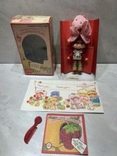 Bambola vintage Fragola Shortcake in scatola Chad Valley anni 80 + cartolina "Grazie" ottime condizioni