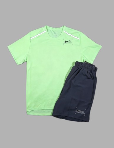 Nike graphic miler set verde - graphic,