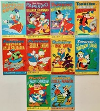 Albi Della Rosa lotto 10 numeri BOLLINI Walt Disney Mondadori 1960/1966 OTTIMI *