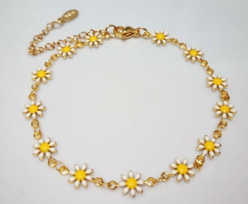1pz bracciale fiore margherita