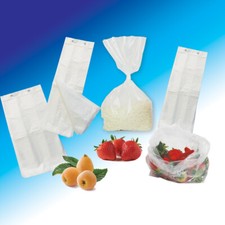 SACCHETTI PER ALIMENTI BUSTE HD MIS. 25X10X50 KG.10 BUSTINE CONGELARE OPACHI