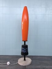 Piantana Anni 60 Lampada Da terra Lume In Vetro Base In Marmo E Dettaglio Ghisa