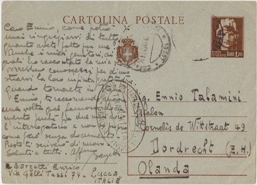Cartolina postale lire - cartolina,