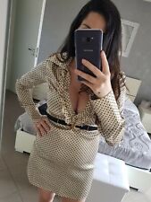 Abito raso oro fantasia art.4975 Denny Rose