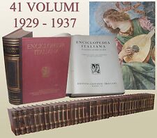 Treccani 1929 1937 Enciclopedia italiana di scienze lettere ed arti 41 Volumi