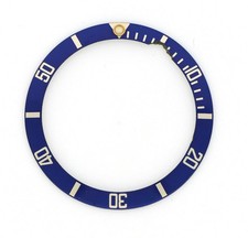 Rolex Submariner 16613 inserto ghiera bezel insert blu e oro B315-16808-182-A1