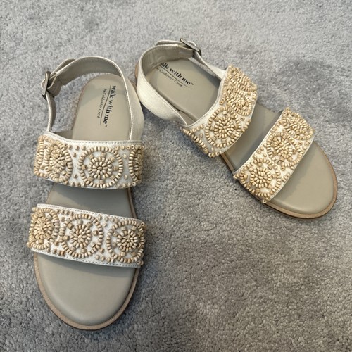 Sandali con perline legno - con, in