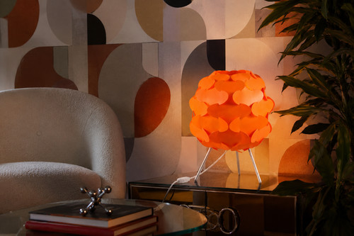 Lampada tavolo arancione - tavolo,