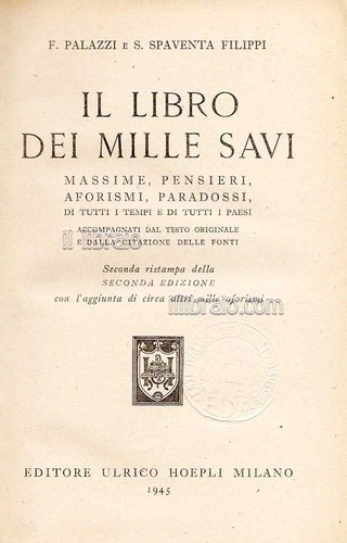 Palazzi il libro dei - f.,