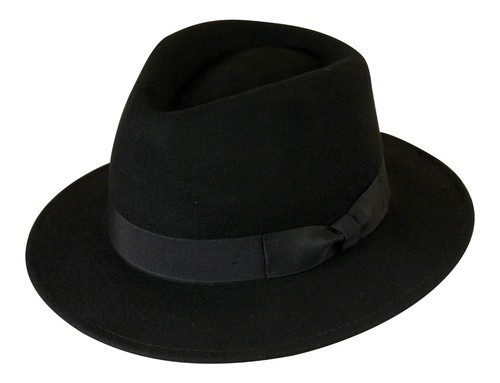 Gamble gunn nero fedora - gamble, 100%