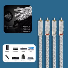 Coppia Cavi RCA Hi-End 8AG OCC