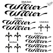 KIT 14 ADESIVI WILIER PRESPAZIATI VINILE PER RESTOMOD STICKERS BIKE BDC