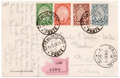 1933 vaticano serie - 1933, completa