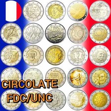 2 Euro Commemorativi Francia 2014 2015 2016 2017 2018 2019 2020 2021 2022 2023