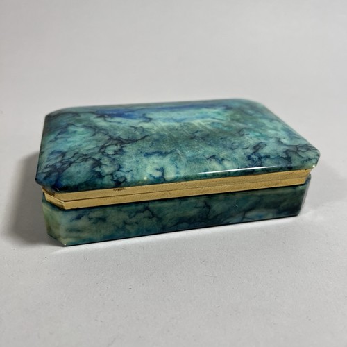 Cofanetto alabastro blu - alabastro,