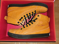 Dsquared2 sneaker DSQ D2 EU 44 marrone chiaro Chucks scarpe di design pelle