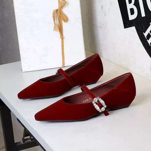 Ballerine donna rosso vino - ballerine,