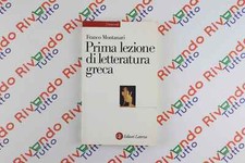 Franco Montanari PRIMA LEZIONE