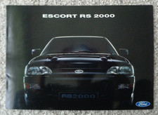 Brochure Ford Escort RS2000, serie Escort MK5
