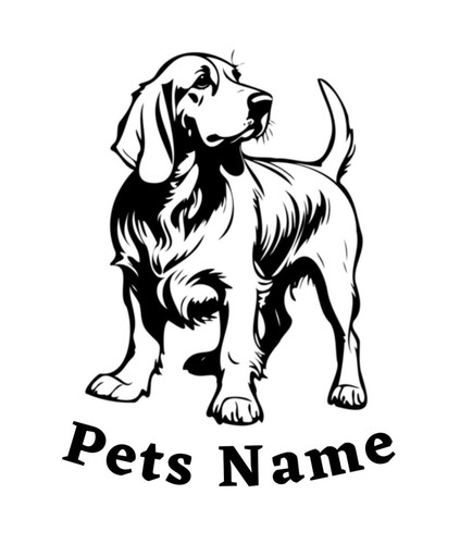 Adesivo personalizzato basset - adesivo,