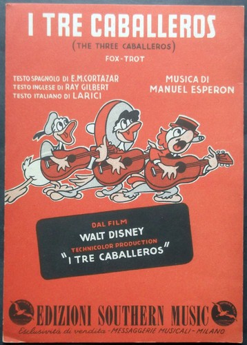 Walt disney tre caballeros - disney,