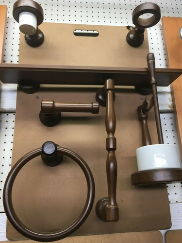 Set pezzi accessori bagno - pezzi,