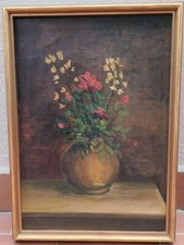 ANTICO DIPINTO OLIO SU TELA -