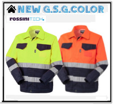 Alta visibilità GIUBBOTTO UOMO GIACCA HV CON COLLO A CAMICIA INVERNALE