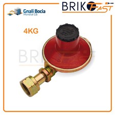 REGOLATORE RIDUTTORE GAS GPL KG/H 4 CUCINA/CALDAIA/SCALDINO BAS.PRES. 20-60 mbar