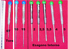 3 cacciaviti Torx + 5 chiavi bussola esag interna Elettronica Micromeccanica