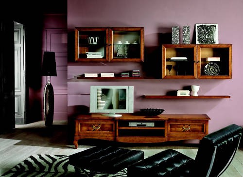 Parete attrezzata design - attrezzata, di