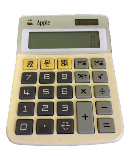 Calcolatrice vintage apple - calcolatrice,