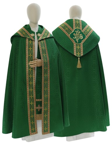 Piviale semi gotico - piviale, verde