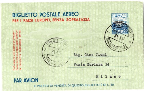 Trieste amg ftt 1952 - amg-ftt, ,