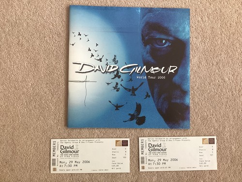 David gilmour 2006 world tour - gilmour,