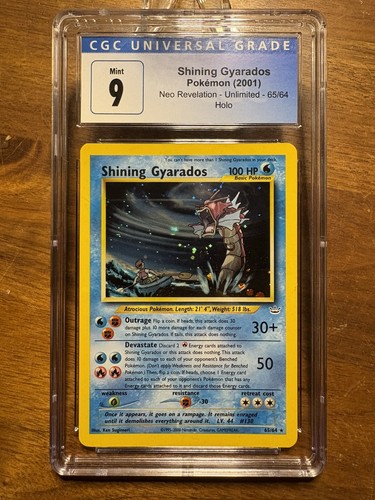 Cgc carta pokemon shining - cgc,
