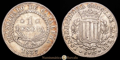 Isabel peseta 5 52 - peseta, (5,52