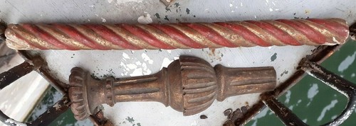 Coppia frammenti legno - coppia, di