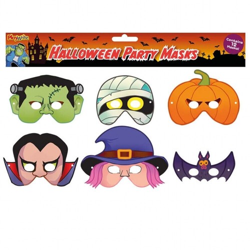 Halloween card masks toys - 72,