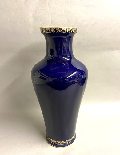 Sèvres grand vase bleu - vase,