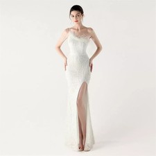 Abito Bianco Latte Da Evento