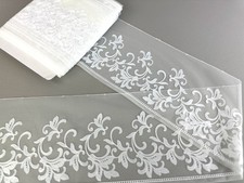Bordura in pizzo bianca 9"W 16